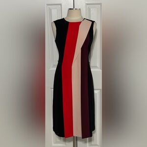 Halogen Colorblock Sheath Dress Size 6P